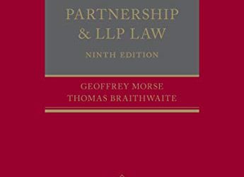 Partnership and LLP Law, 9th Edition