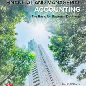 PDF Financial & Managerial Accounting, 20th Edition