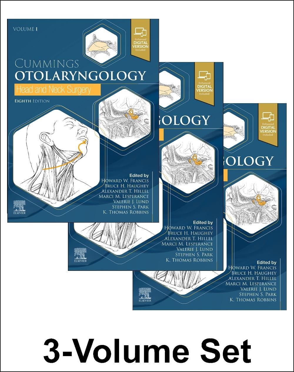 Cummings Otolaryngology Head and Neck Surgery, 3 Volume Set
