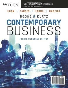 Contemporary Business 4th Canadian Edition
