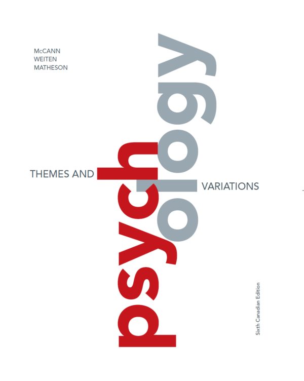 Psychology Themes and Variations 6th Edition – E-Book