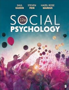 Social Psychology 12th Edition