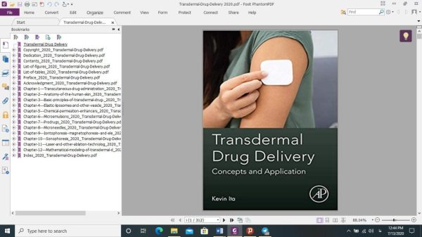 Transdermal Drug Delivery: Concepts and Application First Edition