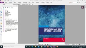 Essential Law and Ethics in Nursing  Patients  Rights and Decision Making Third Edition