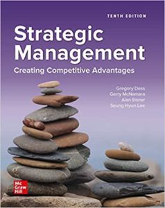 Strategic Management Creating Competitive Advantages Tenth Edition